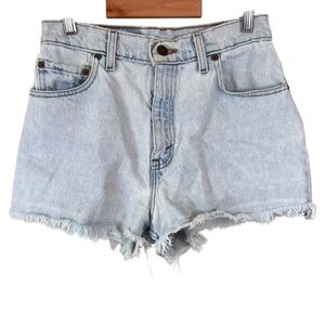Vintage 90s Levi's 551 Distressed Cutoff Denim Shorts